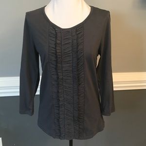 Blue Banana Republic Ruffle top